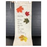 Silkscreened by hand Lund wall hanging tapestry