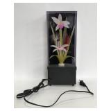 Hayes fiber optic musical flower lamp