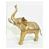 Brass elephant decor figure