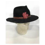 100% wool fedora like hat- size Large