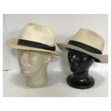 Pair of cowboy hats
