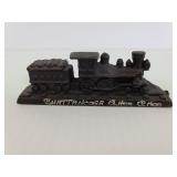 Small cast iron train figurine