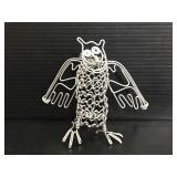 Small Metal wire owl figure