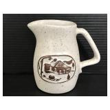 Small Onion River pottery pitcher
