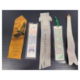 Vintage book mark collection w/ cloth bookmarks