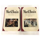 Two hardcover Mark Twain books