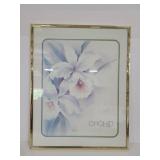 Aldo Fazco Orchid print in frame