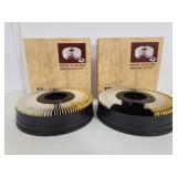 Two Hanimex rotary slide trays with slides