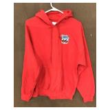 Historic Route 66 red Gildan hoodie- adult L