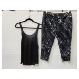 Slastic strap sport tank and pro player capri