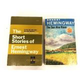 Two Ernest Hemingway paperback vintage books