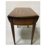 Vintage Delwood Furniture drop-leaf side table