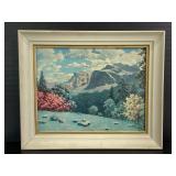 Sylvan Scene by Palmer - Winde Fine Prints framed