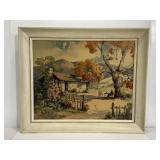 Davis F Schwartz vintage wood framed print