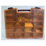 Vintage tackle box with lures