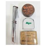 Four vintage junk drawer items