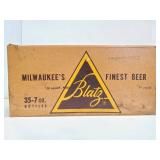 Blatz Milwaukee finest beer box vintage-empty