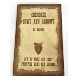 Cherokee Bows and Arrows first edition book