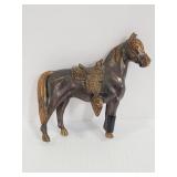 Brass horse marked Dodge