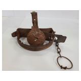 Vintage rusty trap