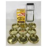 Kerr wide mouth mason caps and home canning tool