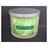 New Avon Green Bamboo candle