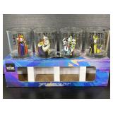 New Disney Villains set of four 10oz glasses