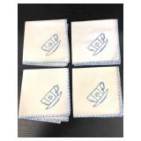 Four vintage hand embroidered cloth napkins