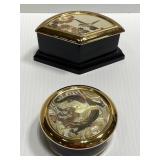 Japanese Chokin dragon & hummingbird dish