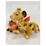 Large Disney Lion King plush characters