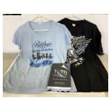 Two 2011 Bob Segar Final concert tees and book