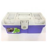 Stanley purple and gray 12.5inch toolbox