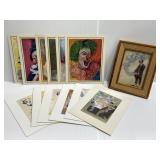 Vintage clown prints by Robert Owen & Michele