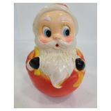 Vintage weeble wobble Santa toy