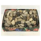 Large collection of polished rocks