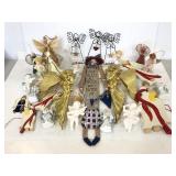 Lot of assorted Angel ornaments/ decorations