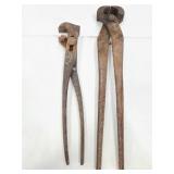 Antique nippers and pliers