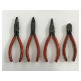 Lot of 4 assorted pliers