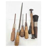 Wood handle tool collection