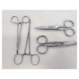 Scissors and forceps