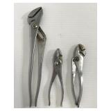 Two Craftsman & one Sears pliers