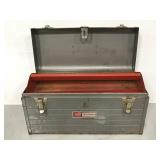 Craftsman metal toolbox w/ tray