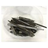 Assorted chisels, drives and files combo lot