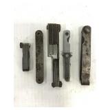 Five different size and style width measures