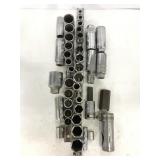 Box of assorted sockets