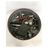 Tray of assorted specialty garage work tools