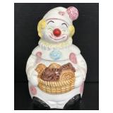 Ceramic clown cookie jar