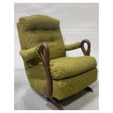 Vintage gooseneck rocking chair