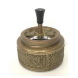 Vintage cherub push down ashtray