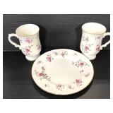 Royal Victoria fine bone China cups/ dessert plate